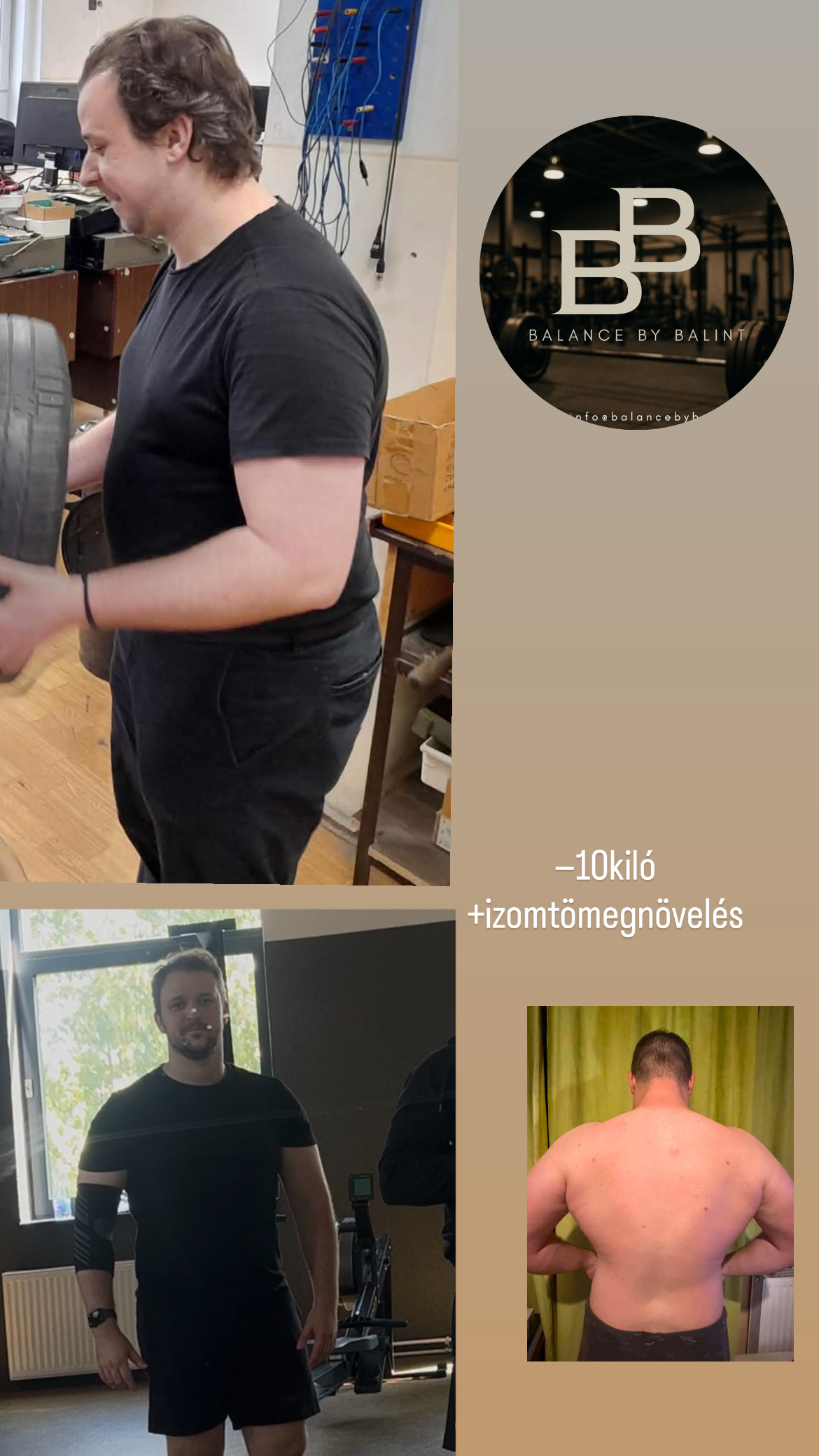 -10 kg átalakulás